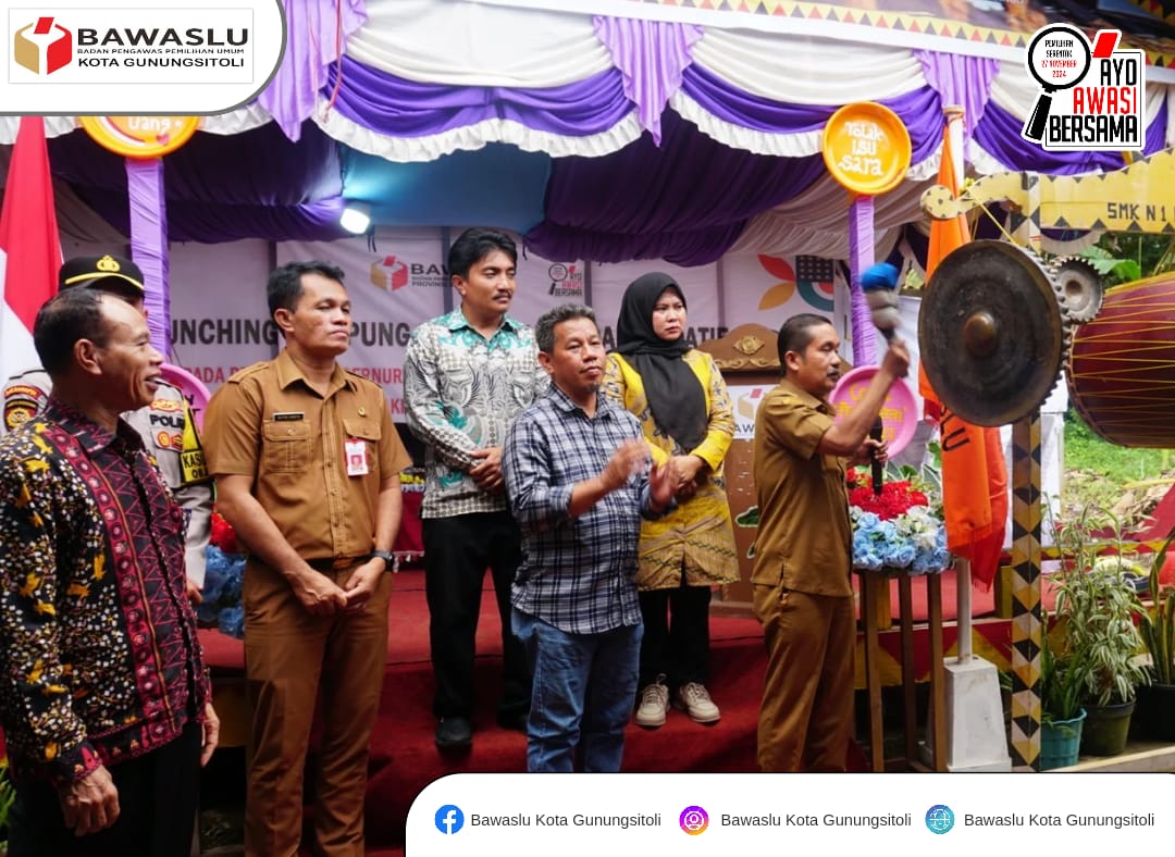 Launching Kampung Pengawasan Partisipatif Pilkada Serentak Tahun 2024