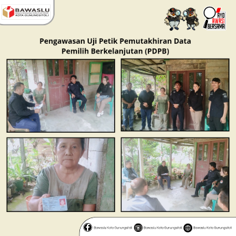 Pengawasan Uji Petik Pemutakhiran Data Pemilih Berkelanjutan (PDPB)