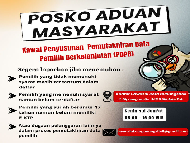 posko aduan masyarakat